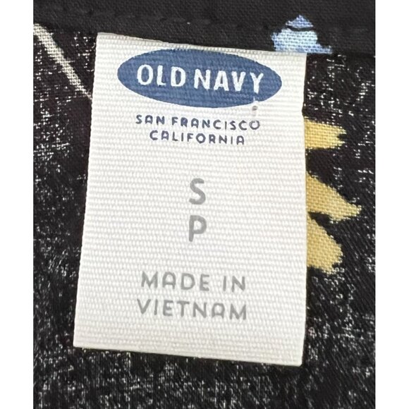 Old Navy Womens Black Floral Rayon Long Sleeve Dress Size S Boho Cottagecore NWT - Picture 5 of 7